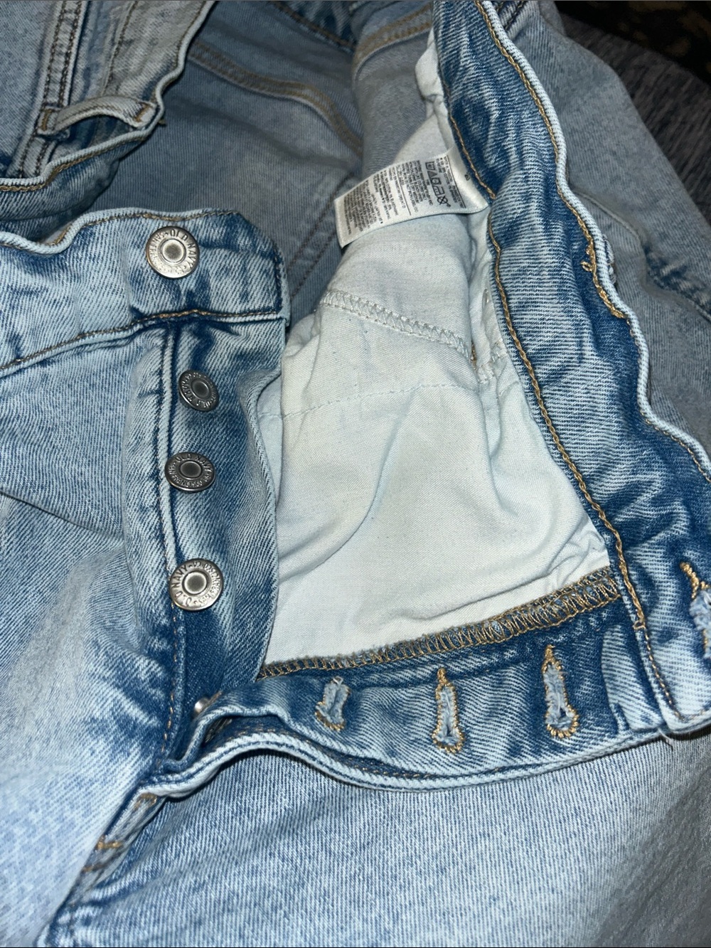 Old Navy Light Blue Straight-Leg High Waist Jeans sz 20 plus sz - Picture 12 of 12